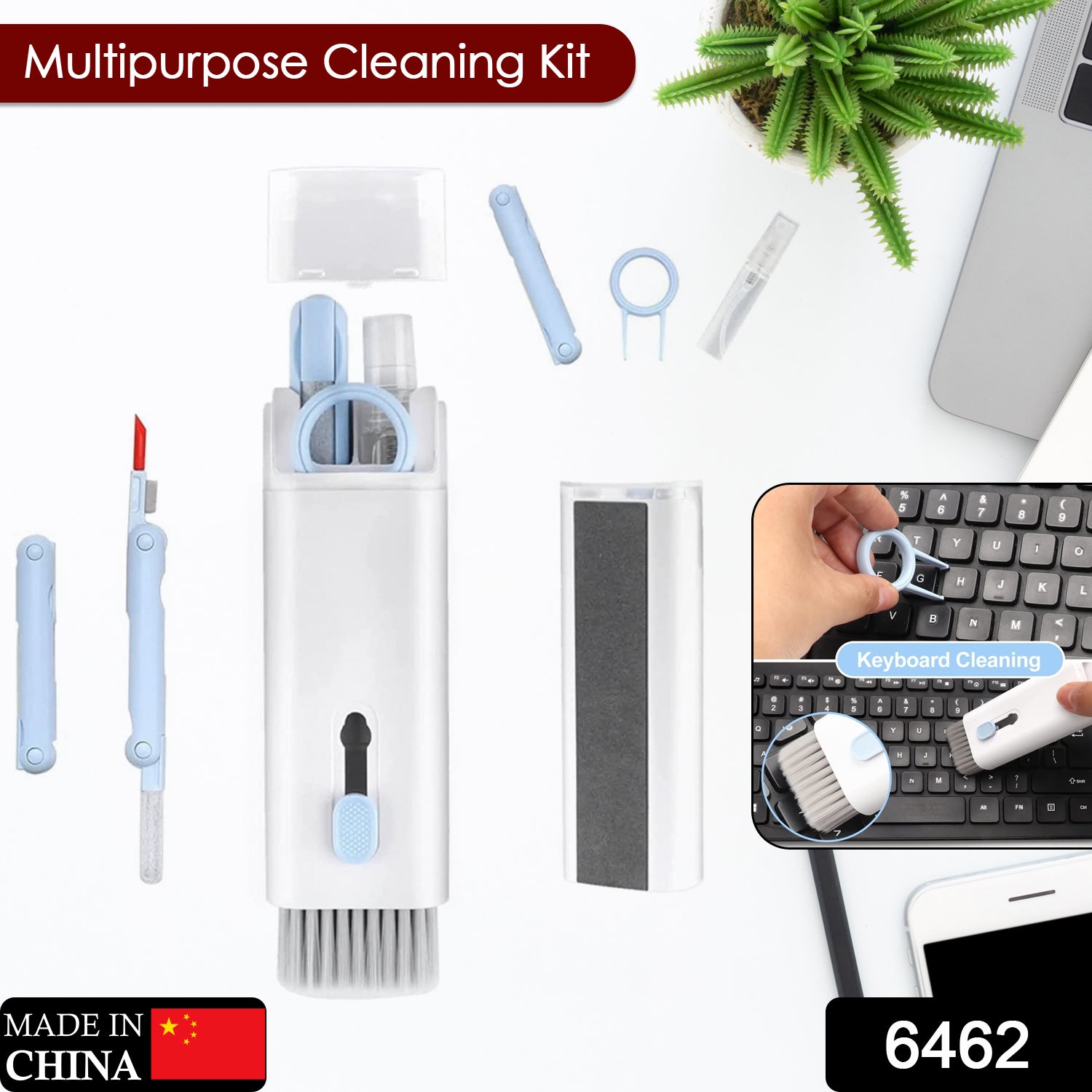 6462 7 In 1 Electronic Cleaner Kit Cleaning Kit For Monitor Keyboard Airpods Screen Dust Brush Including Soft Sweep Swipe Airpod Cleaner Pen Key Puller And Spray Bottle 6462 7 In 1 Electronic Cleaner Kit Cleaning Kit For Monitor Keyboard Airpods Screen Dust Brush Including Soft Sweep Swipe Airpod Cleaner Pen Key Puller And Spray Bottle